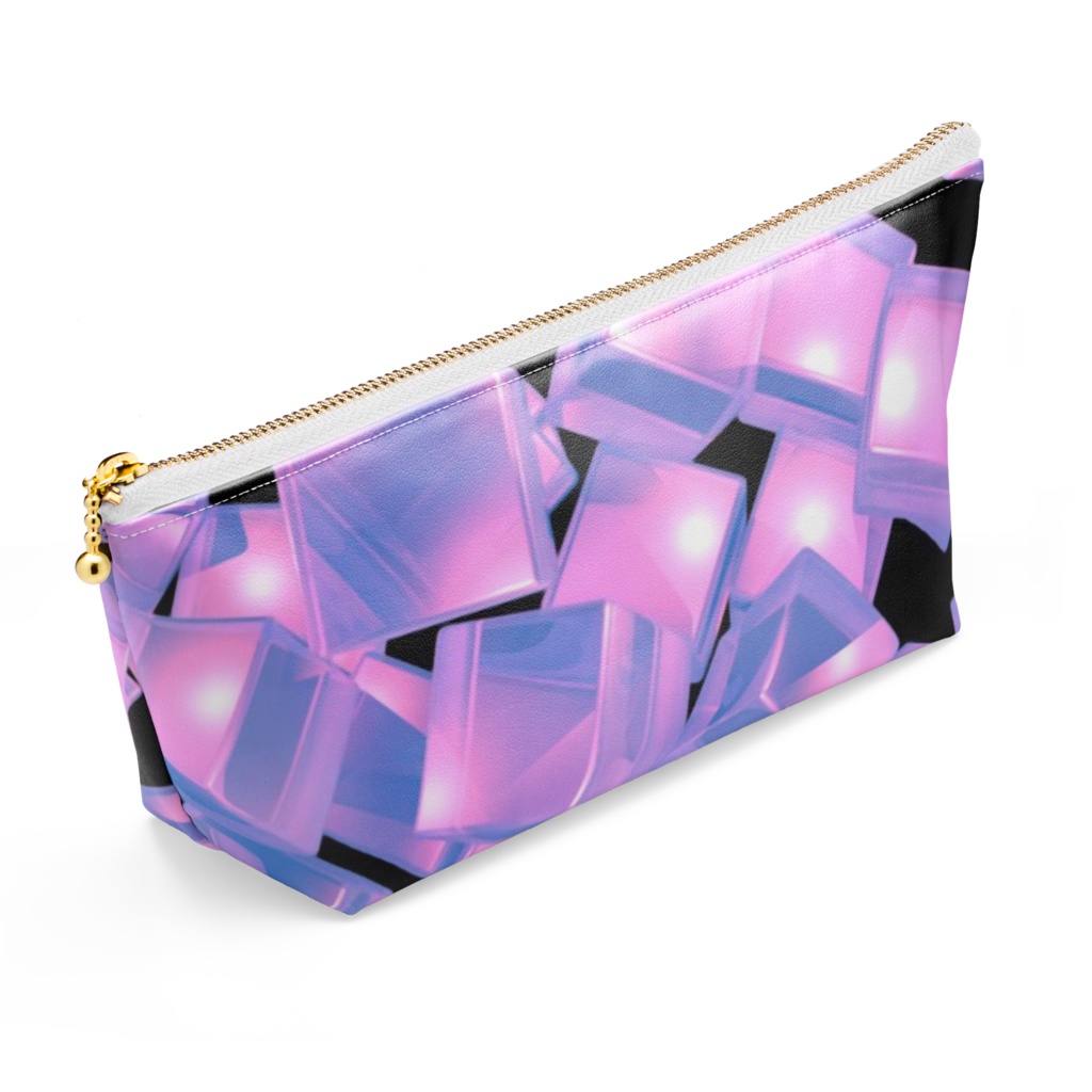宝石キューブのポーチ / Gemstone Cube Pouch