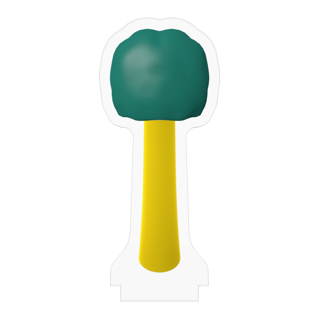 Leotia-viscosa (学名) のアクリルフィギュア / Leotia-viscosa Acrylic Figure