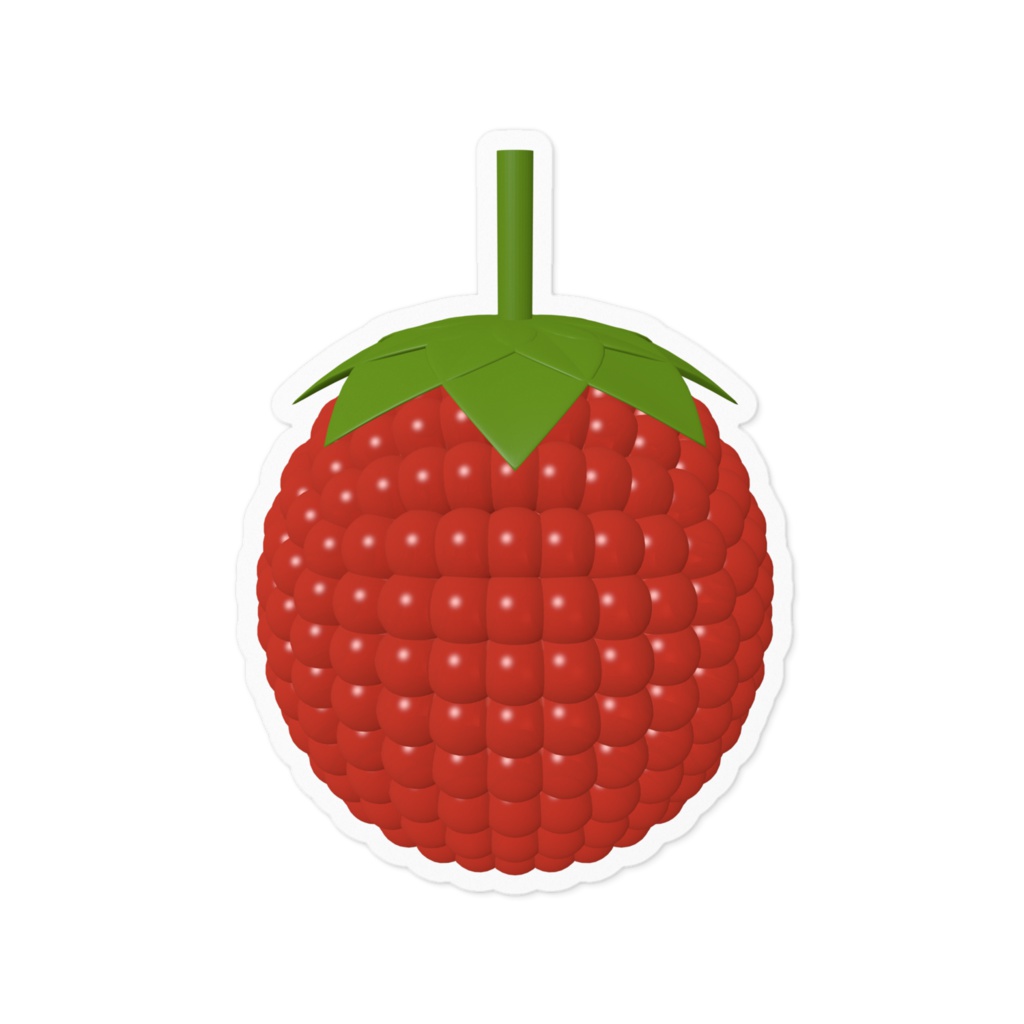 ラズベリーのステッカー / Raspberry Sticker
