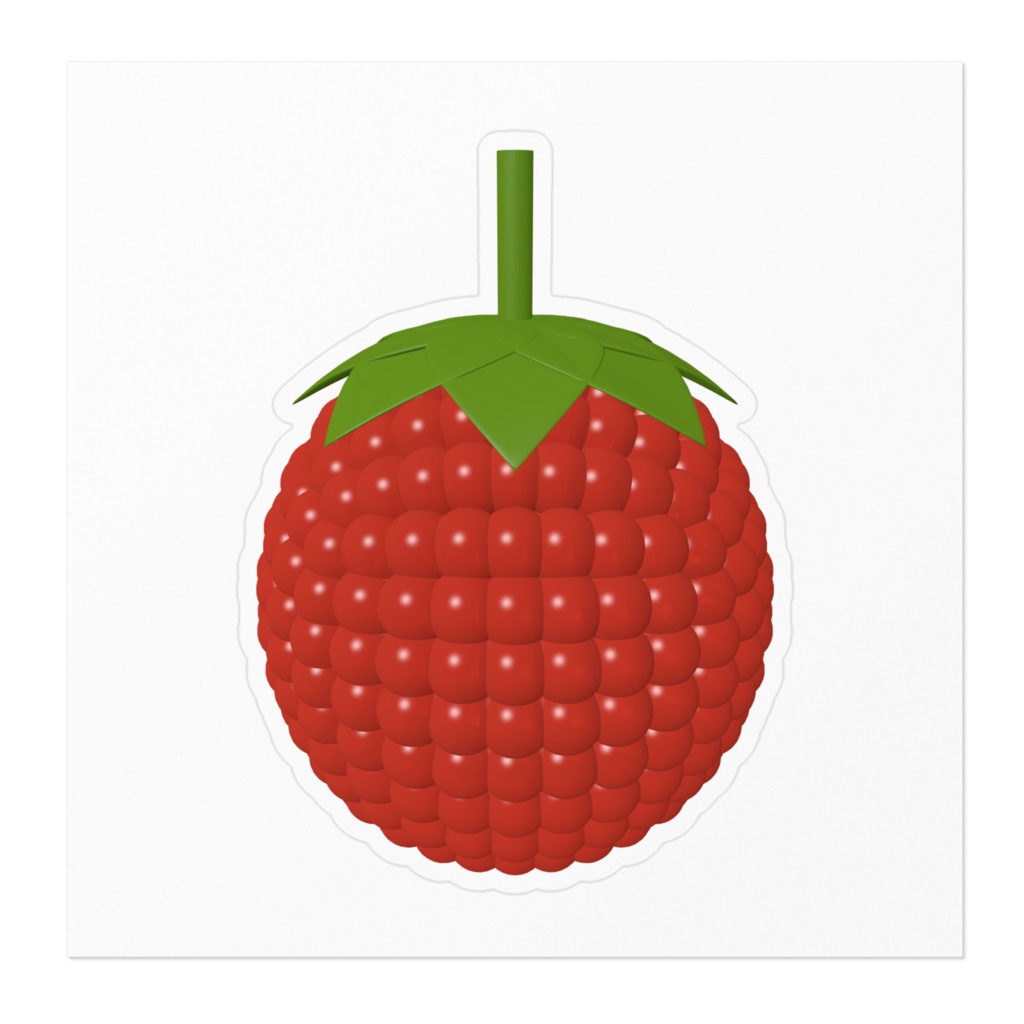 ラズベリーのステッカー / Raspberry Sticker