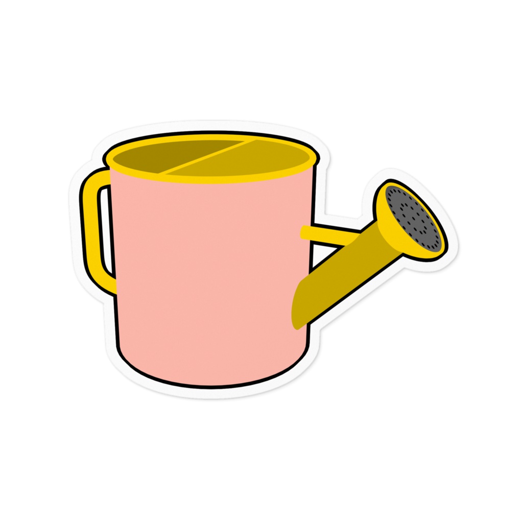 じょうろのステッカー / Watering-can Sticker