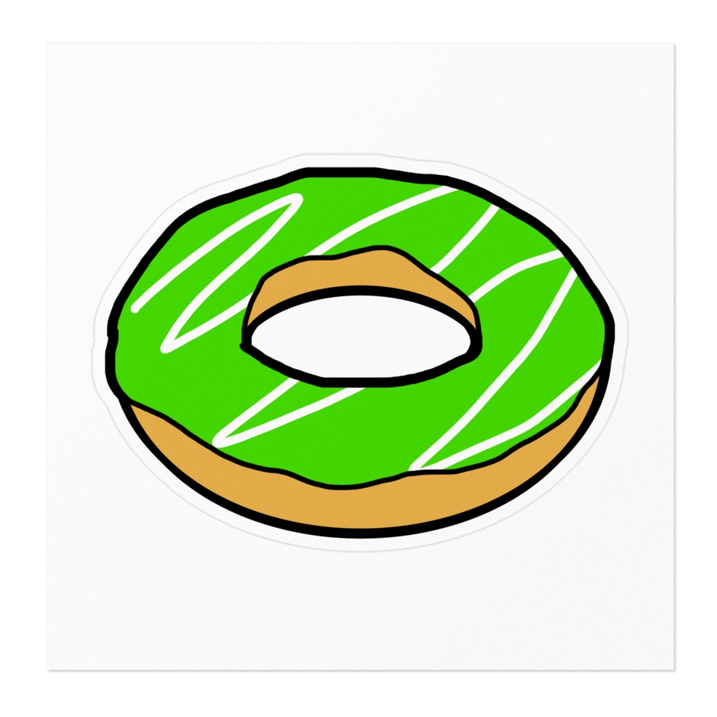 ドーナツのステッカー / Donut Sticker