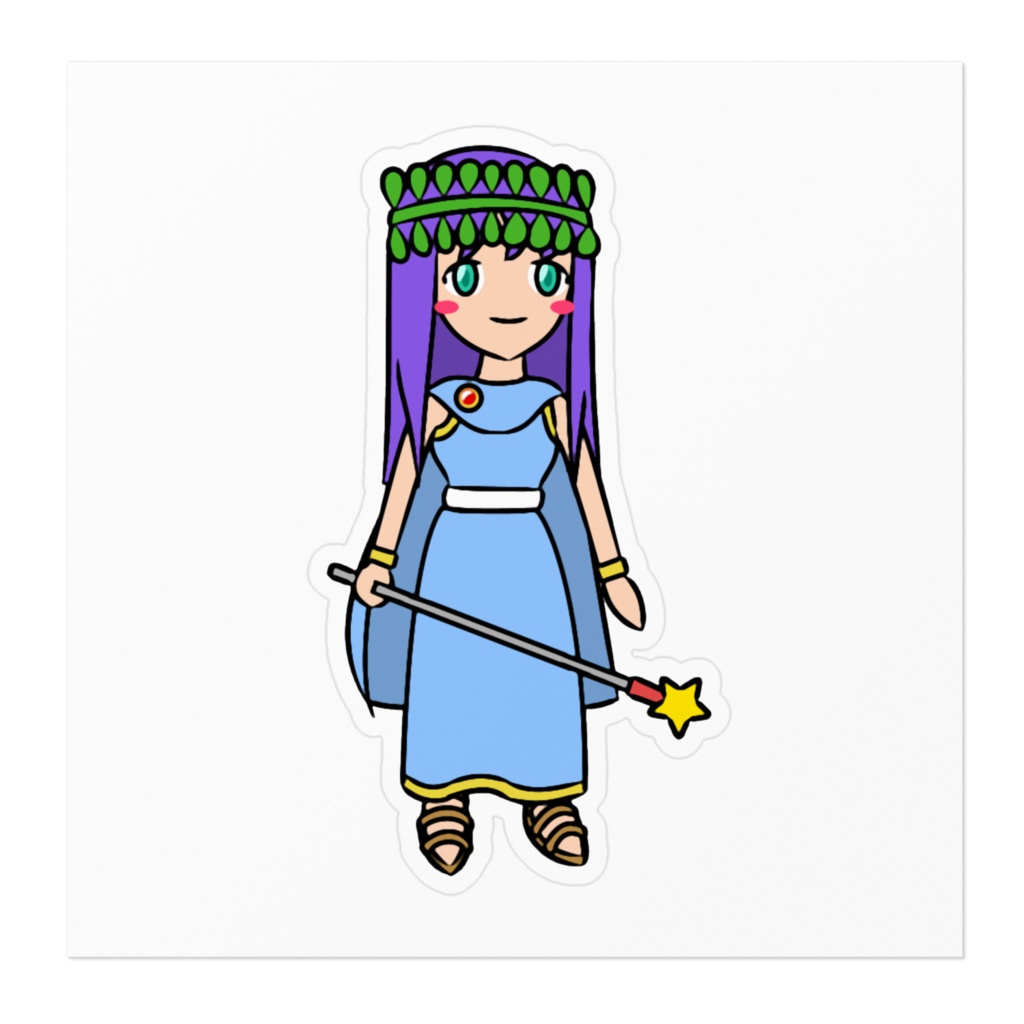 女神のステッカー