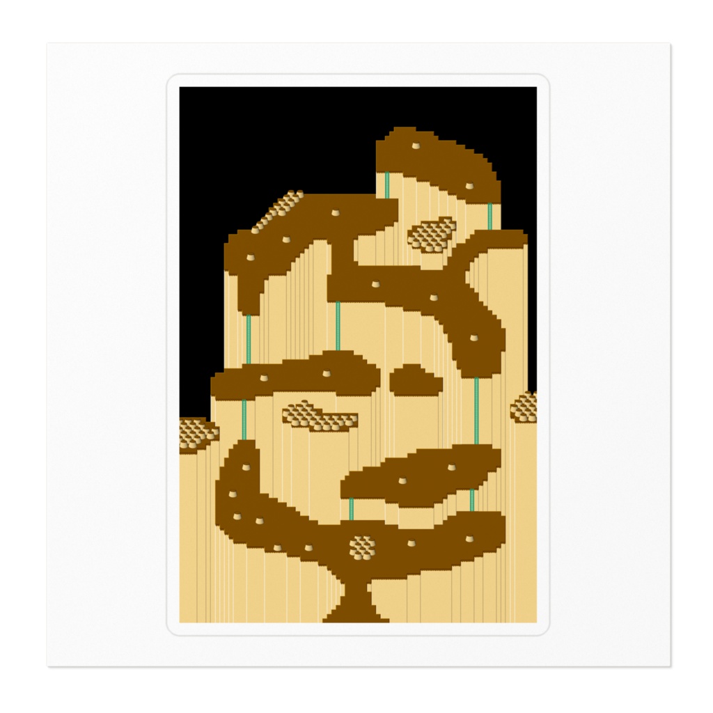 プリン山のステッカー / Pudding Mountain Sticker