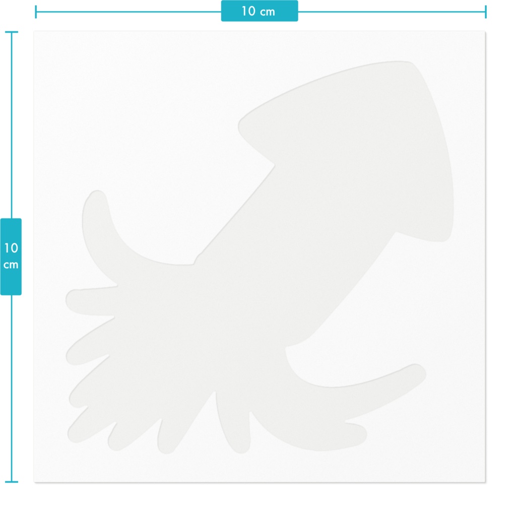 ス・イカのステッカー / Watermelon-Squid Sticker