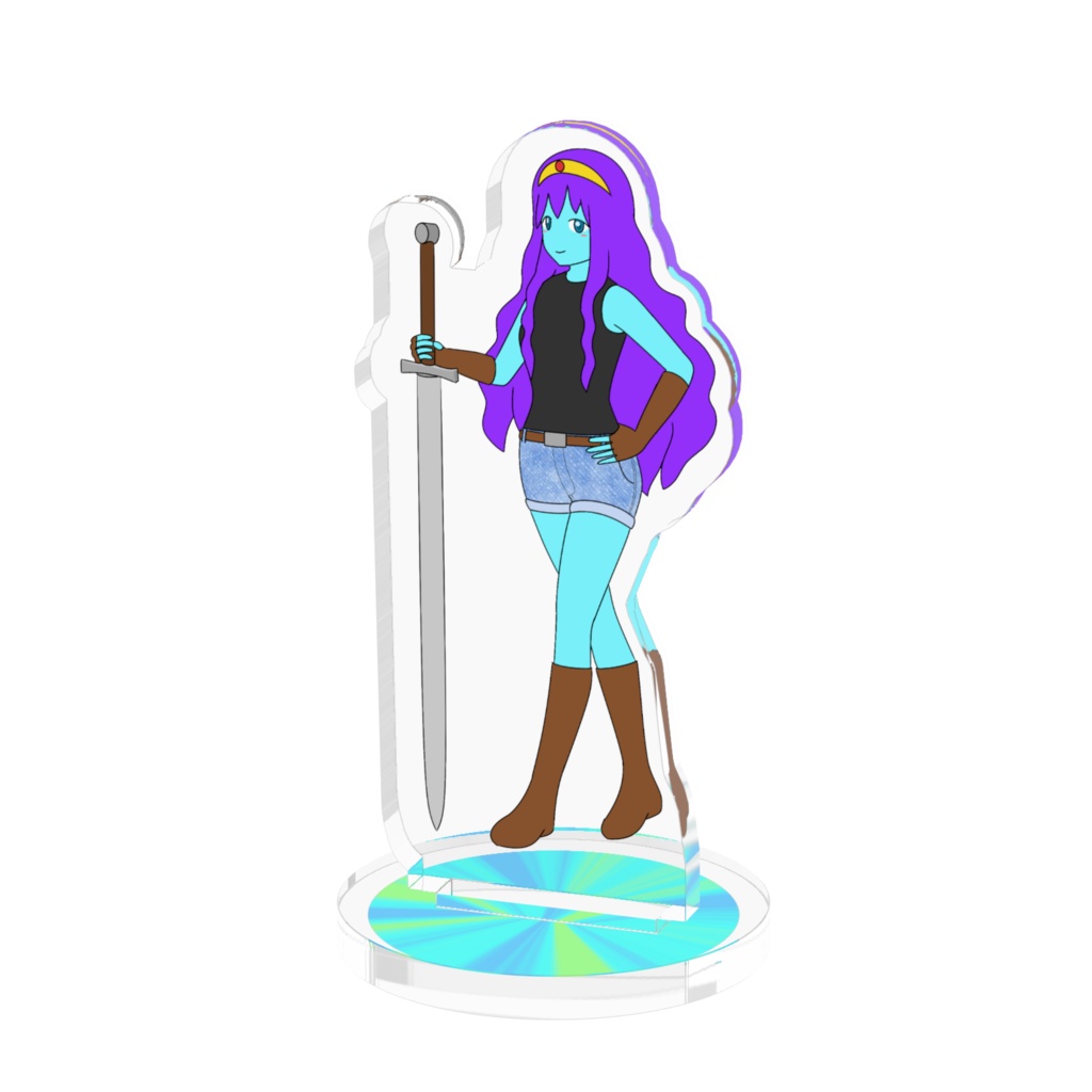 少女のアクリルフィギュア