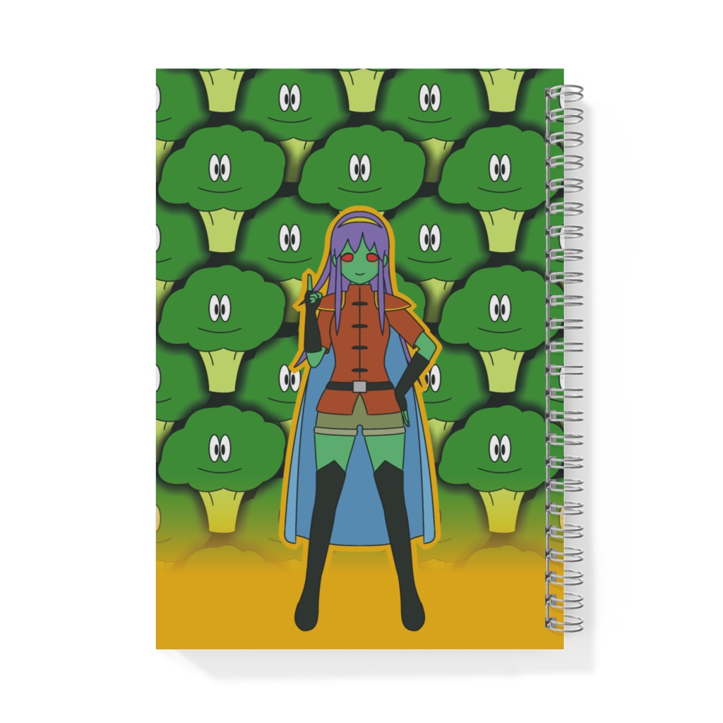 ブロッコリーと少女のリングノート