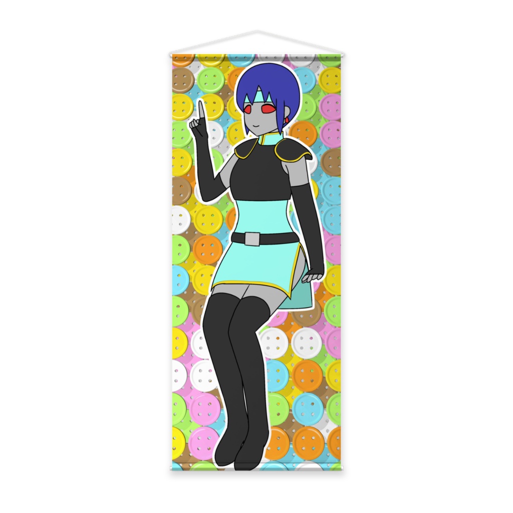 ボタンと少女のタペストリー