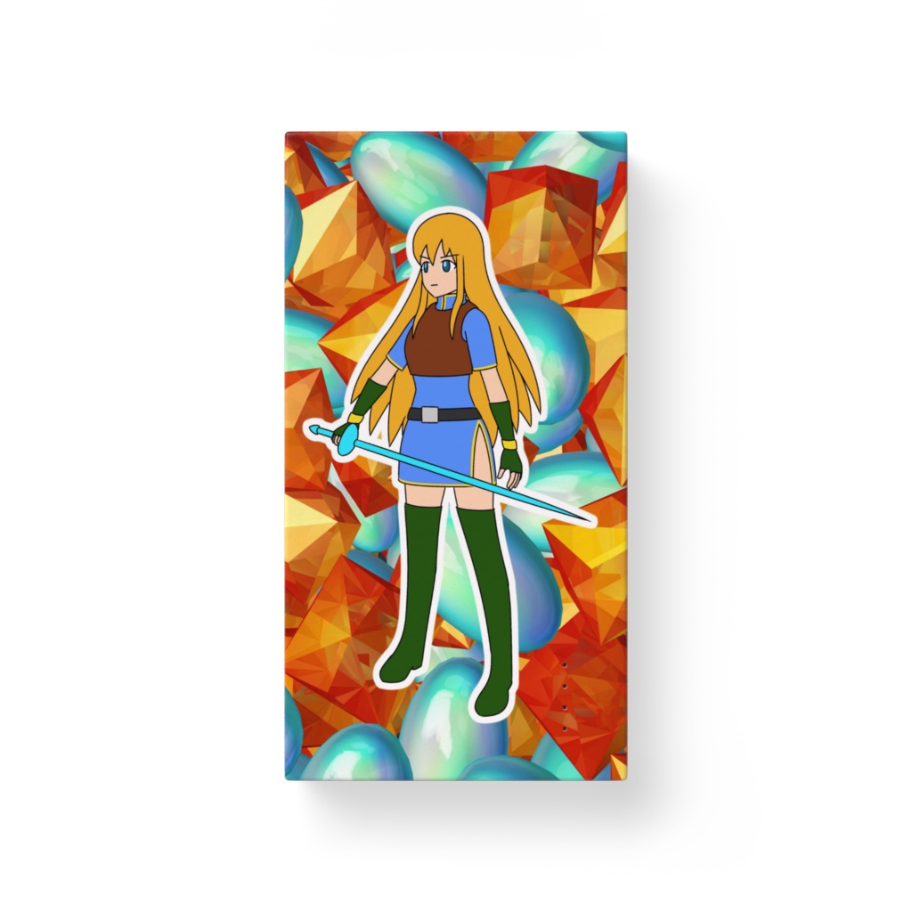 モバイルバッテリー 「宝石と少女」