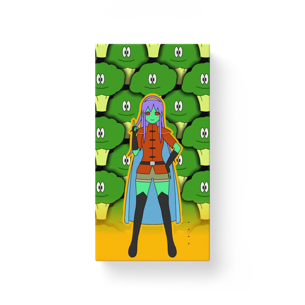 モバイルバッテリー 「ブロッコリーと少女」