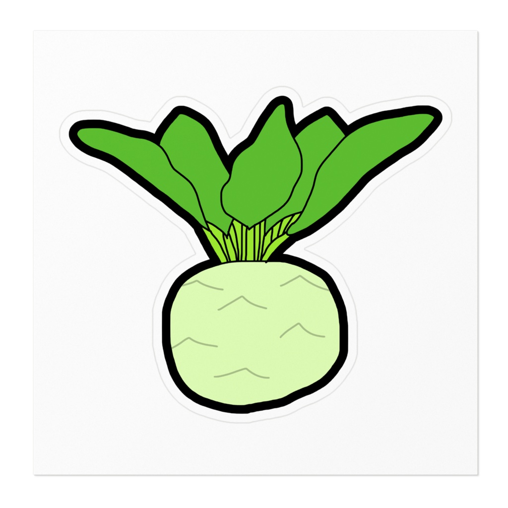 ステッカー 「コールラビ」