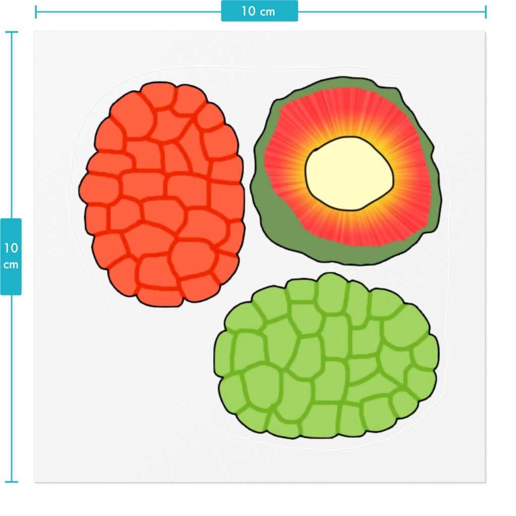 ステッカー 「Hala fruit」