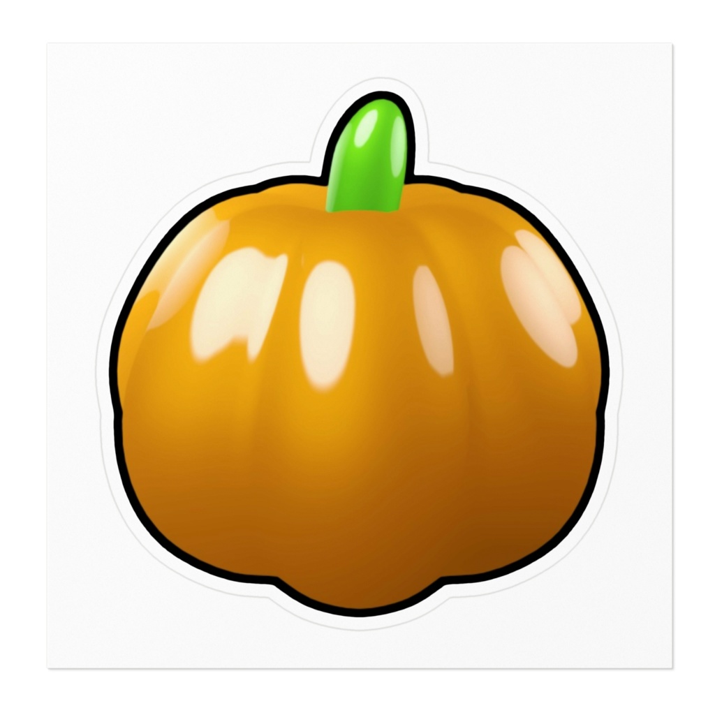 ステッカー 「カボチャキャンディ」