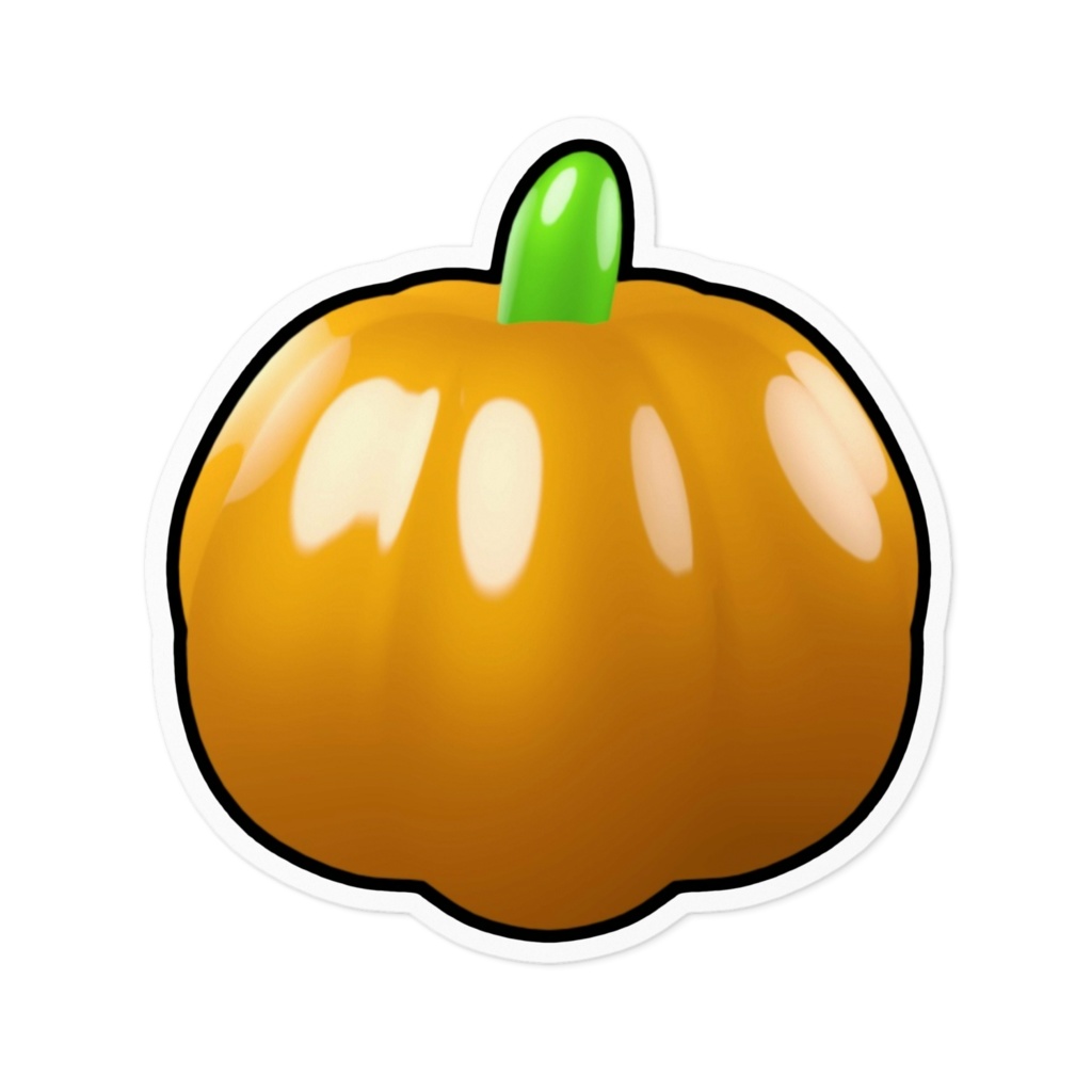 ステッカー 「カボチャキャンディ」