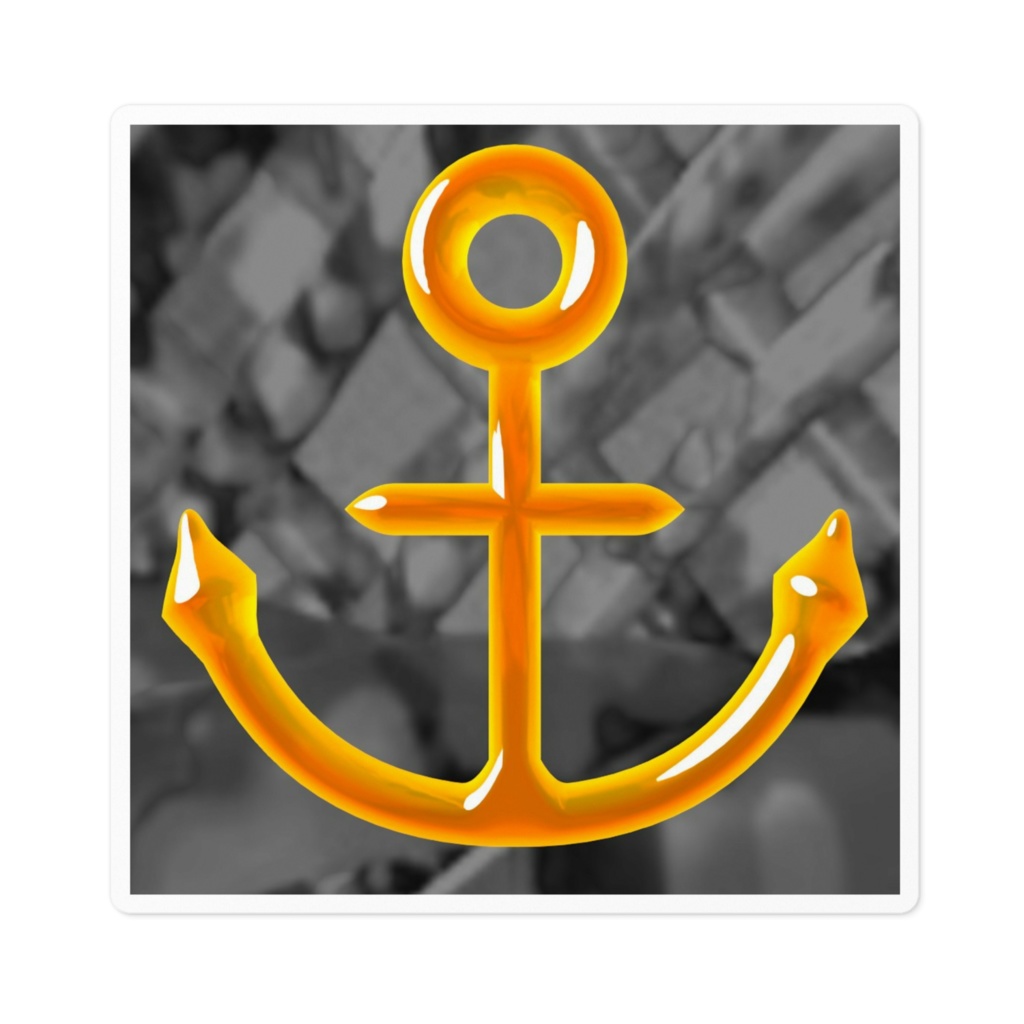 ステッカー 「琥珀のイカリ」