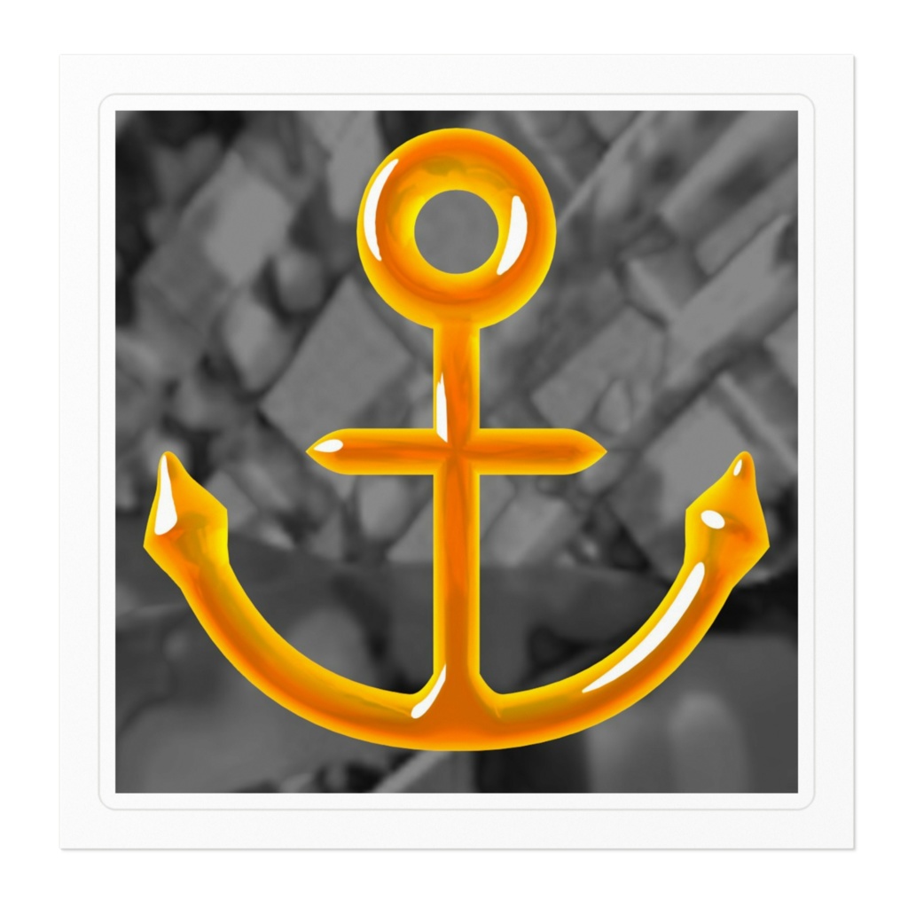 ステッカー 「琥珀のイカリ」