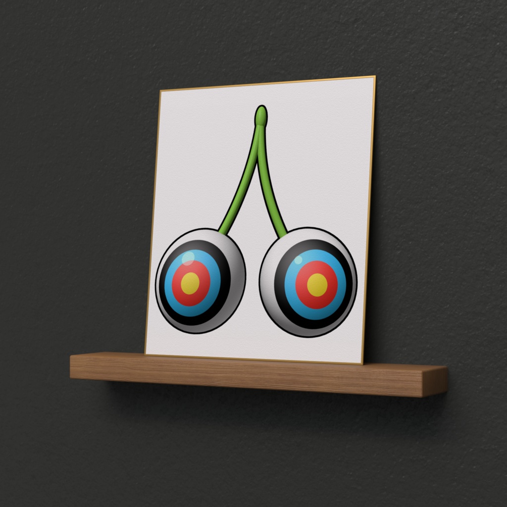 色紙 「アー・チェリー」