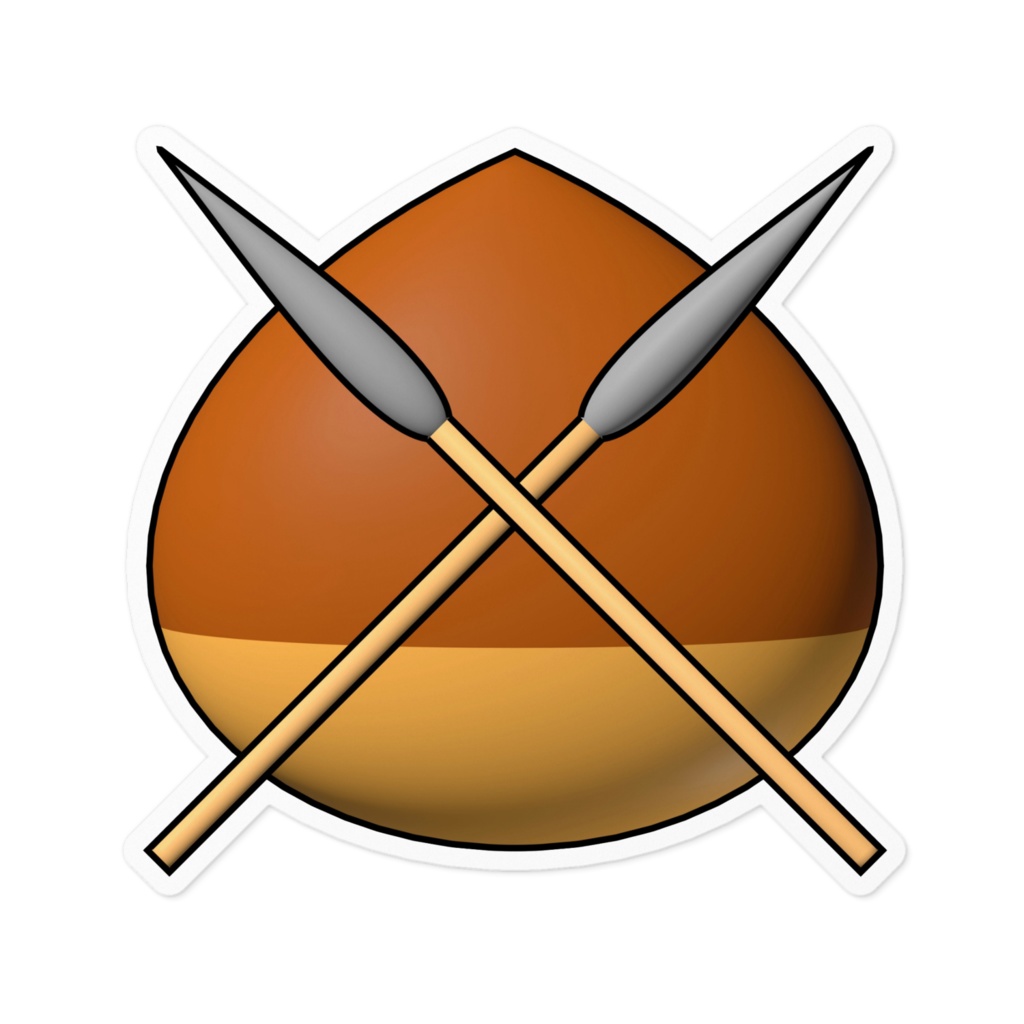 ステッカー 「槍栗」