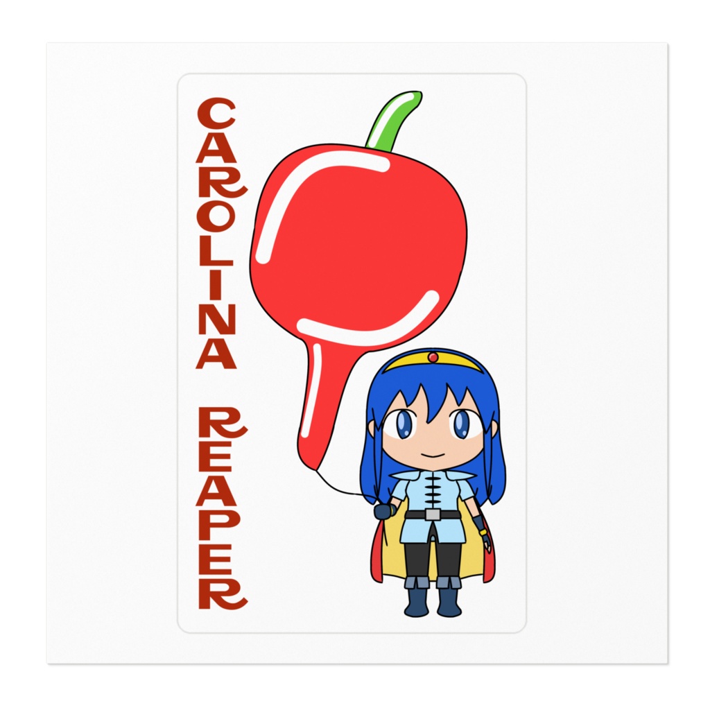 ステッカー 「キャロライナ・リーパーの風船と少女」