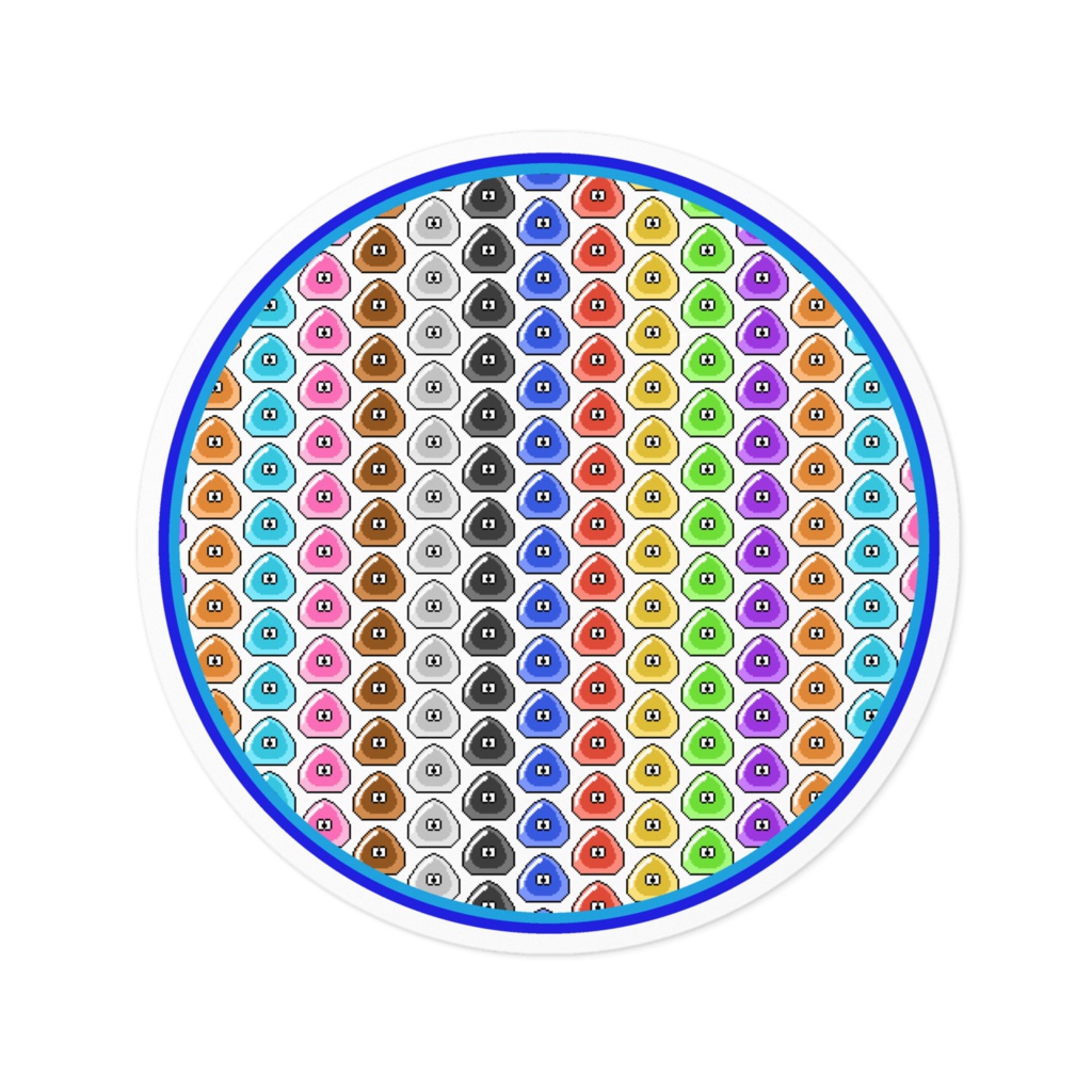 ドットスライムのステッカー / Dot-slime Sticker
