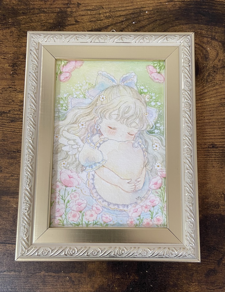 【額装原画】夢見る天使