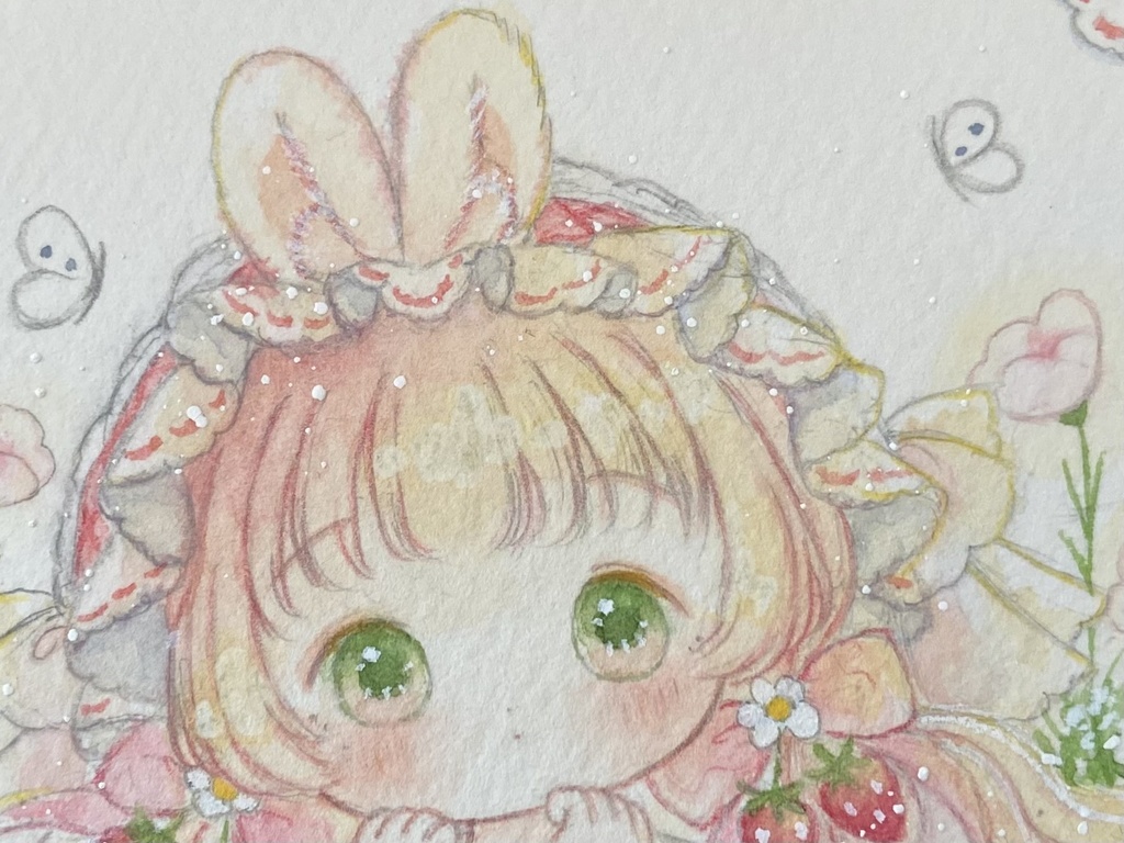 【フレームレス原画】ハガキサイズ