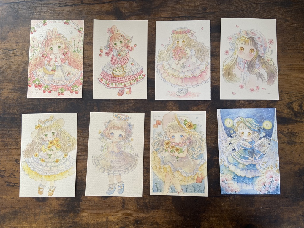 【フレームレス原画】ハガキサイズ