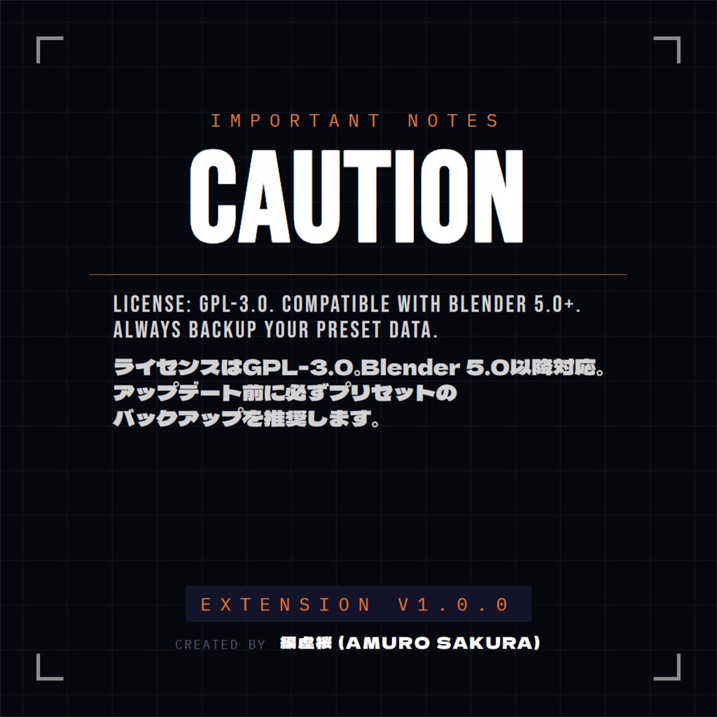 palette_one : Blenderのノード構成をプリセット化して、配置!