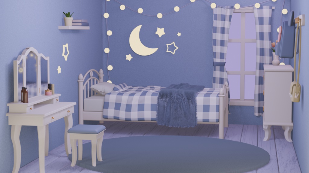 【背景素材】メルヘンなお部屋