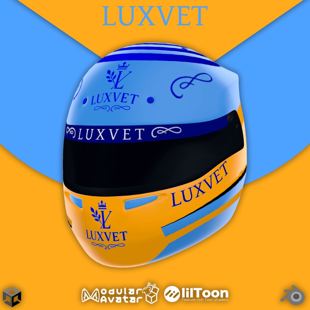 【LUXVET RACING HELMET COLLECTION 【 LUXVET レーシングヘルメットコレクション 【MA対応 Liltoon対応 カスタマイズ可能】