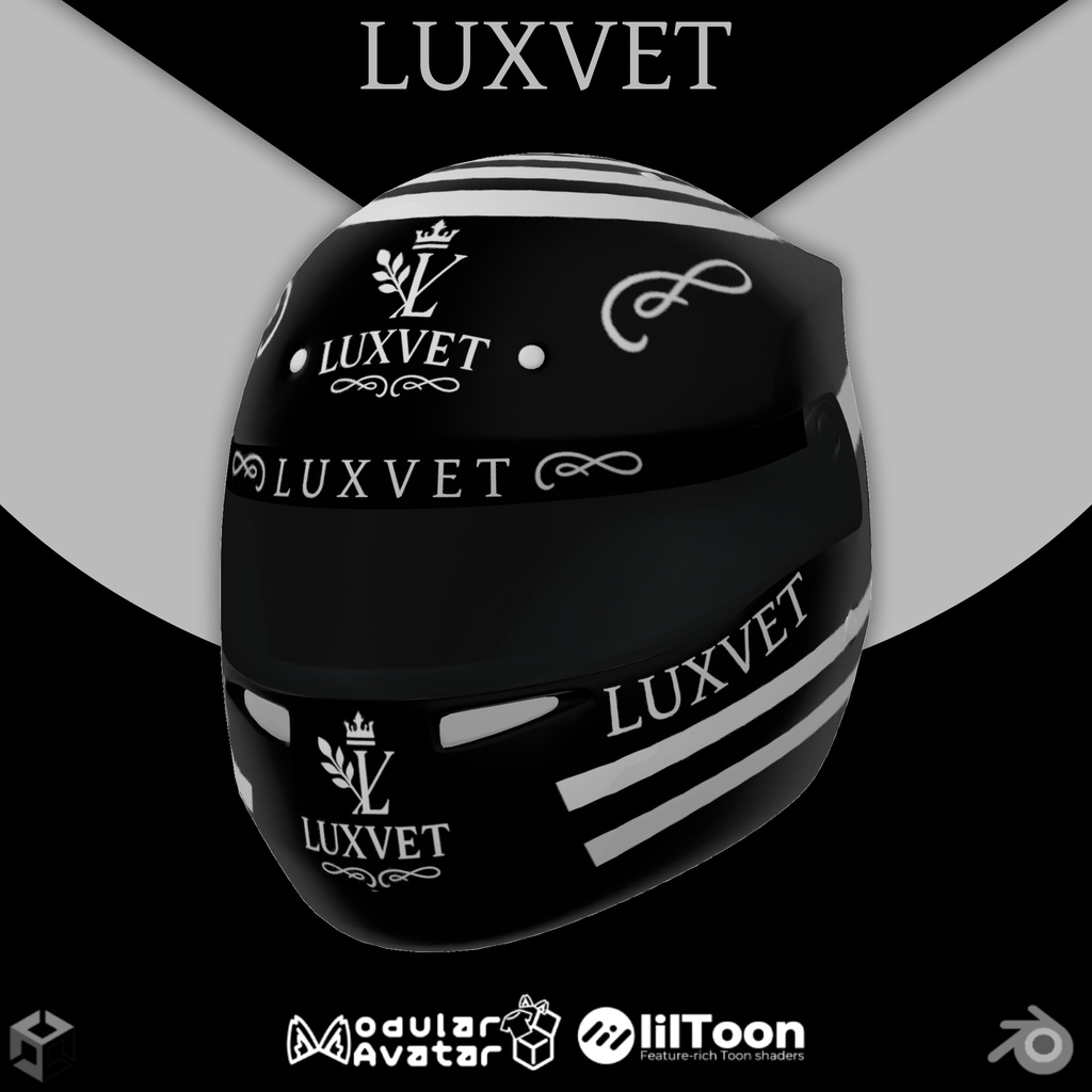 【LUXVET RACING HELMET COLLECTION 【 LUXVET レーシングヘルメットコレクション 【MA対応 Liltoon対応 カスタマイズ可能】
