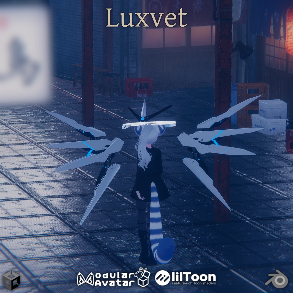 【Luxvet SF1.0 Wings SCI FI【 Luxvet SF1.0 ウィング サイファイ】【MA対応 Liltoon対応 カスタマイズ可能】