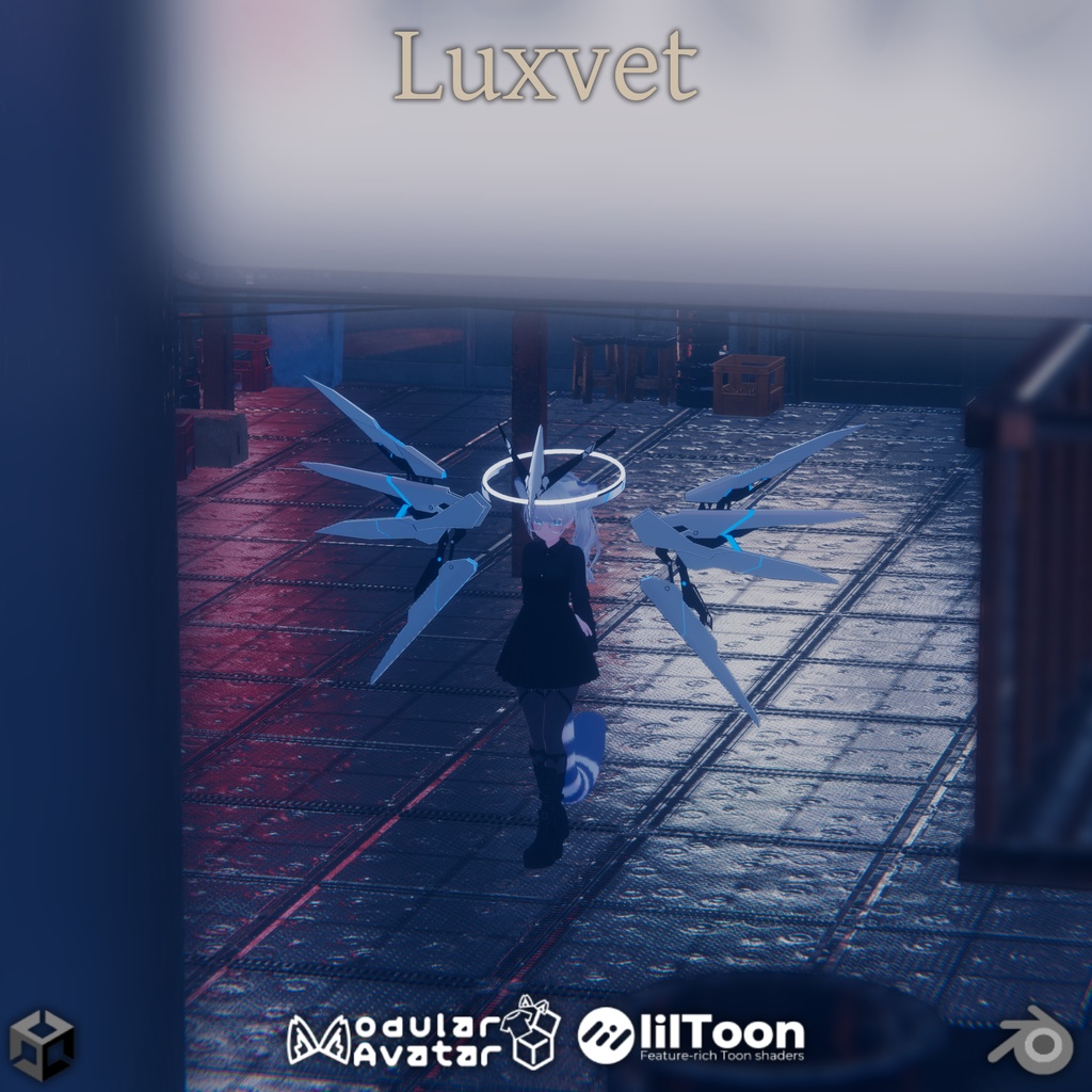 【Luxvet SF1.0 Wings SCI FI【 Luxvet SF1.0 ウィング サイファイ】【MA対応 Liltoon対応 カスタマイズ可能】