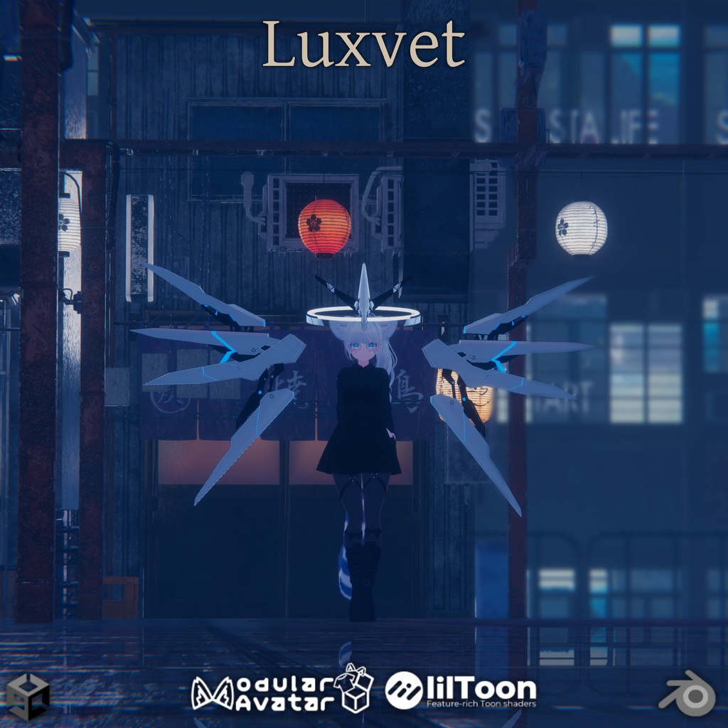 【Luxvet SF1.0 Wings SCI FI【 Luxvet SF1.0 ウィング サイファイ】【MA対応 Liltoon対応 カスタマイズ可能】