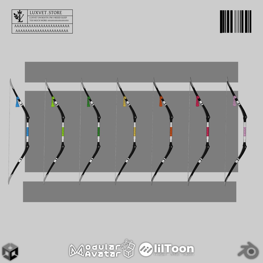 Luxvet SF3.0 Bow SCI FI【 Luxvet SF3.0 ボウ サイファイ】【MA対応 Liltoon対応 カスタマイズ可能】