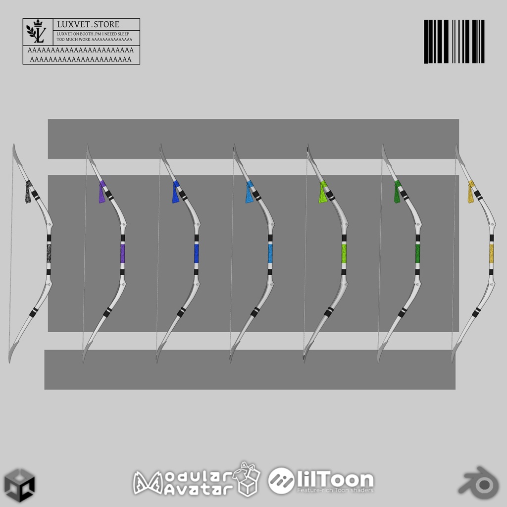 Luxvet SF3.0 Bow SCI FI【 Luxvet SF3.0 ボウ サイファイ】【MA対応 Liltoon対応 カスタマイズ可能】