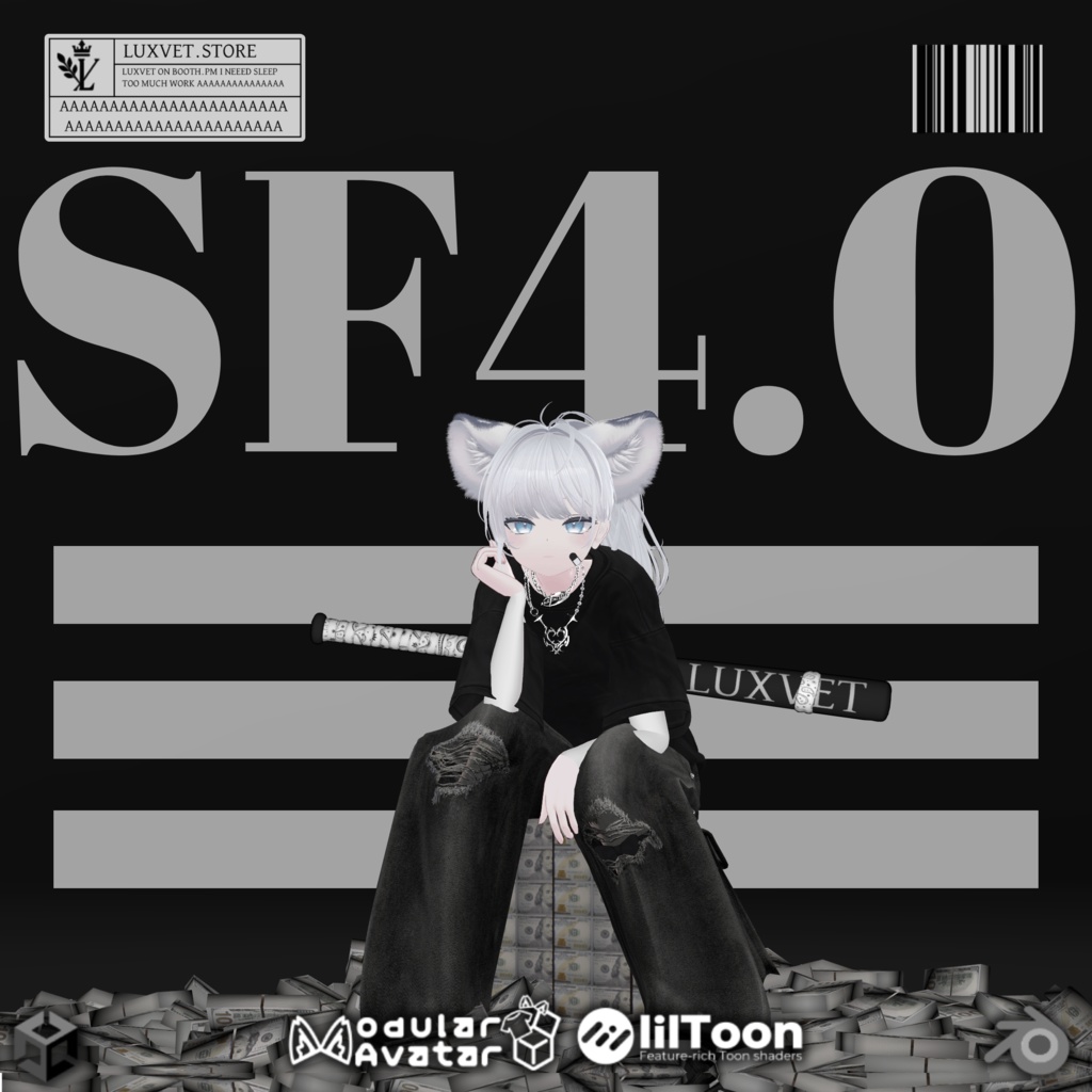 Luxvet SF4.0 Baseball Bat【 Luxvet SF4.0 ベースボールバット】【MA対応 Liltoon対応 カスタマイズ可能】
