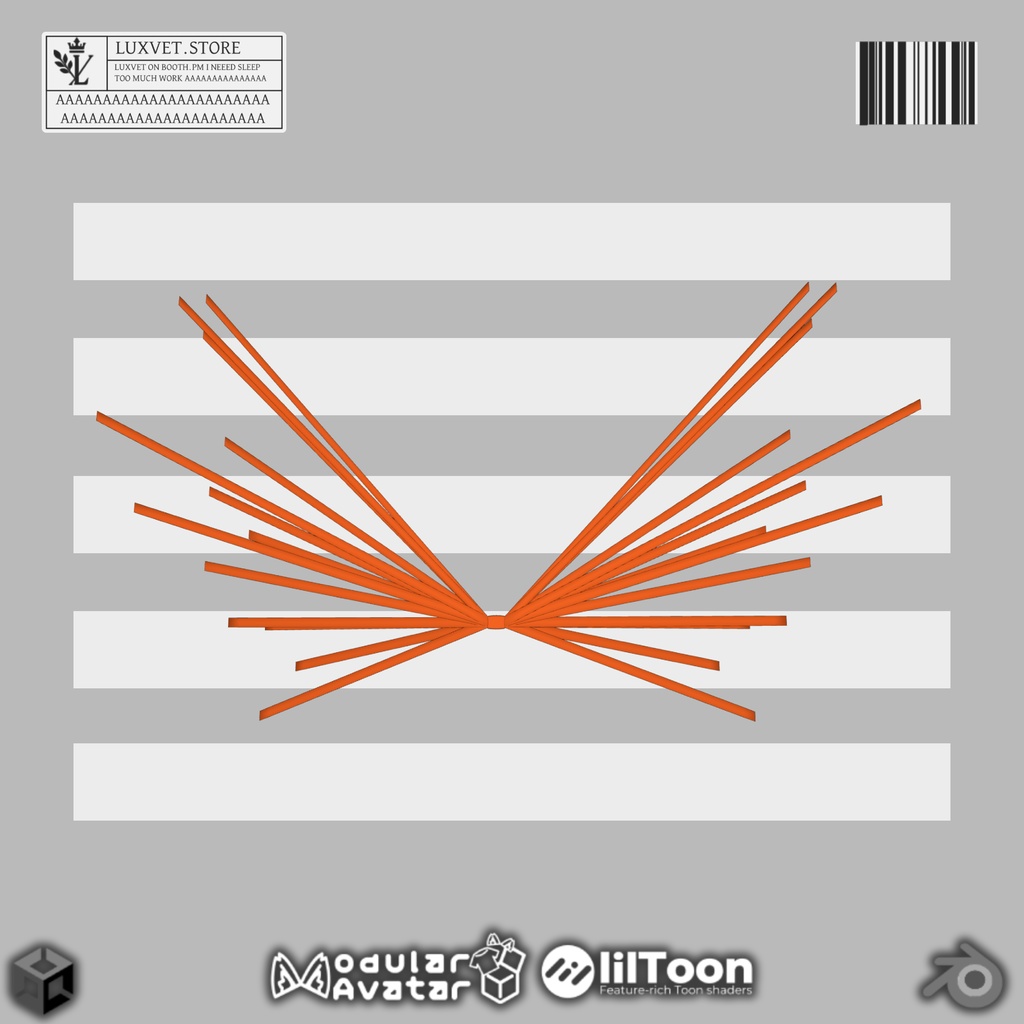 Luxvet SF5.0 Lattice Wings【 Luxvet SF5.0 ラティス ウィング】【MA対応 Liltoon対応 カスタマイズ可能】