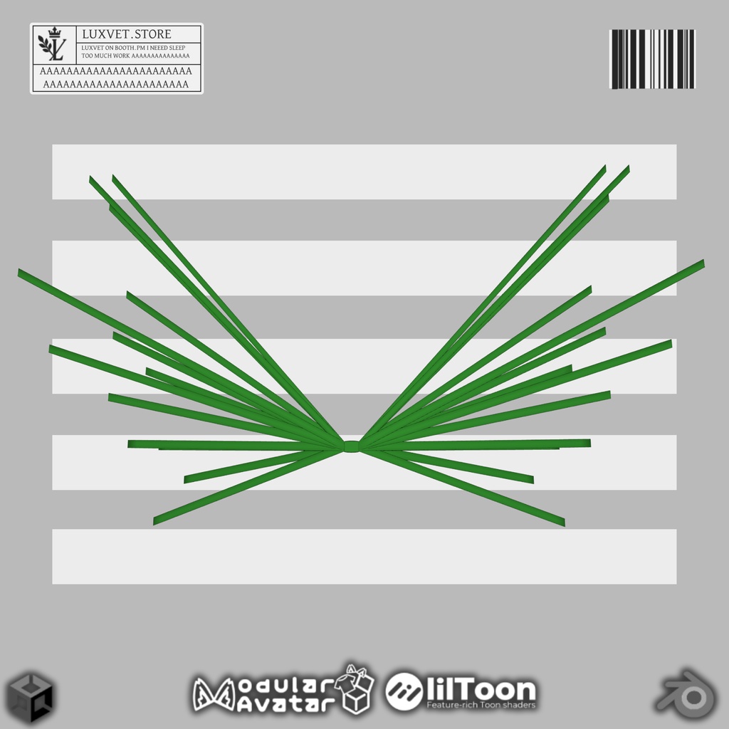 Luxvet SF5.0 Lattice Wings【 Luxvet SF5.0 ラティス ウィング】【MA対応 Liltoon対応 カスタマイズ可能】