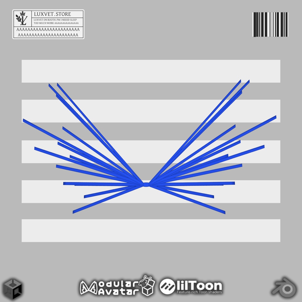 Luxvet SF5.0 Lattice Wings【 Luxvet SF5.0 ラティス ウィング】【MA対応 Liltoon対応 カスタマイズ可能】