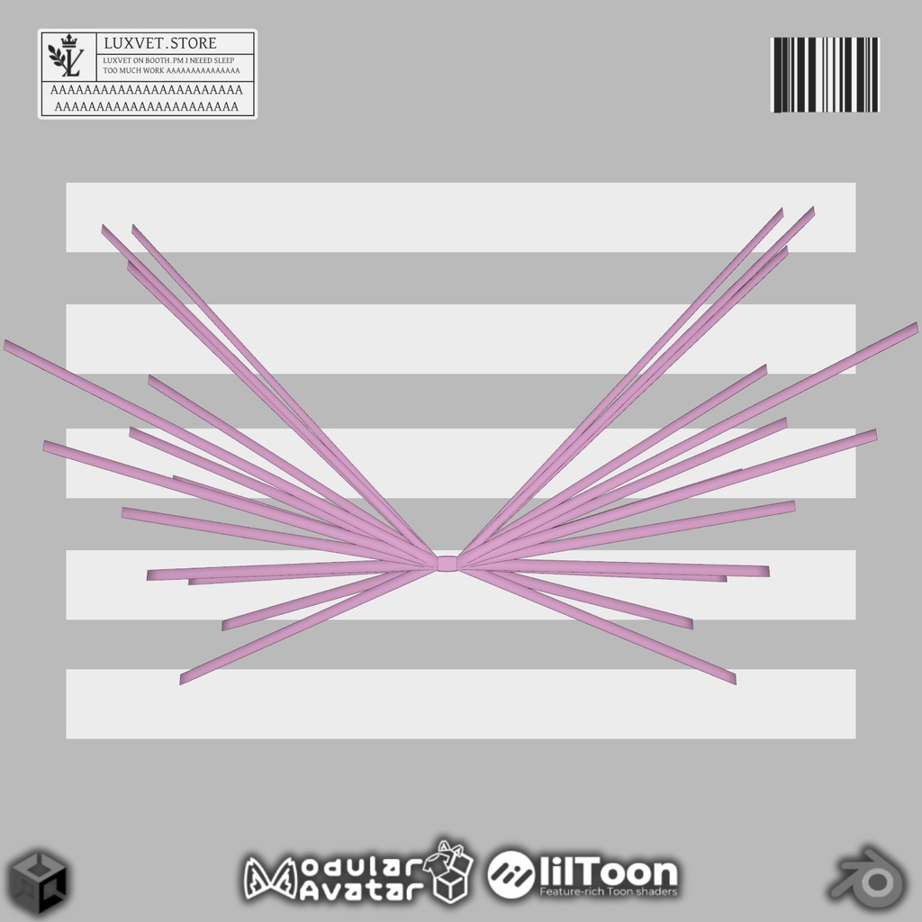 Luxvet SF5.0 Lattice Wings【 Luxvet SF5.0 ラティス ウィング】【MA対応 Liltoon対応 カスタマイズ可能】