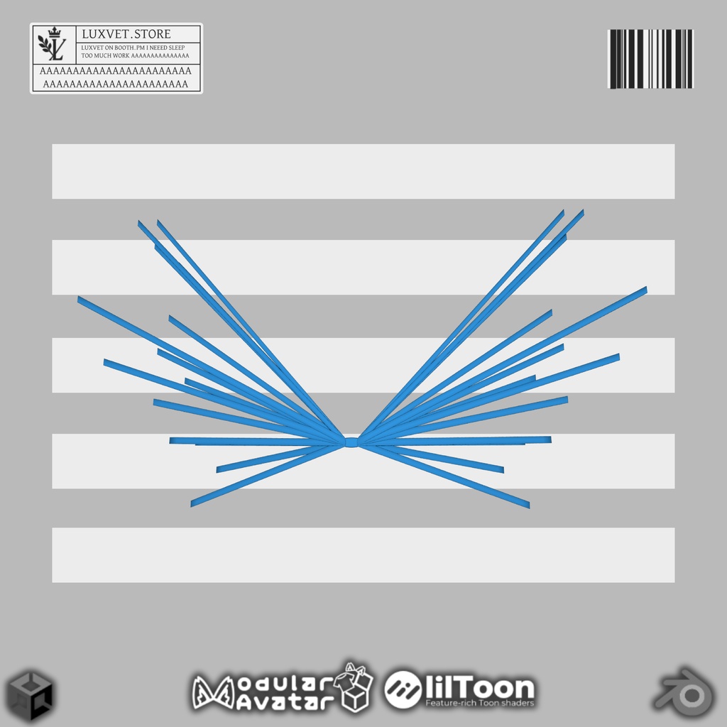 Luxvet SF5.0 Lattice Wings【 Luxvet SF5.0 ラティス ウィング】【MA対応 Liltoon対応 カスタマイズ可能】