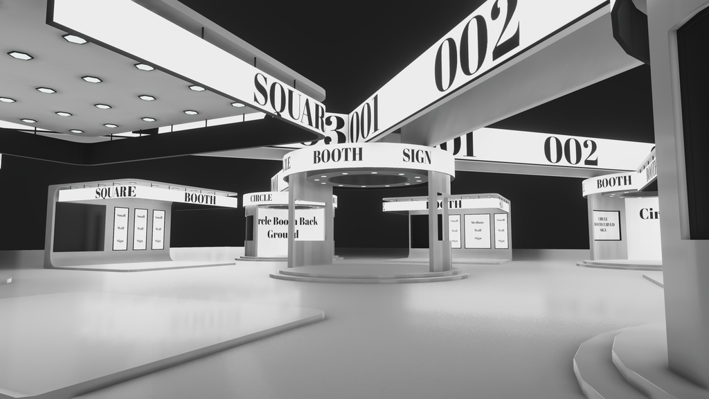 Luxvet Booth Set Collection【 Luxvet ブースセットコレクション】【Unity対応 クリエイター向け ワールドアセット】