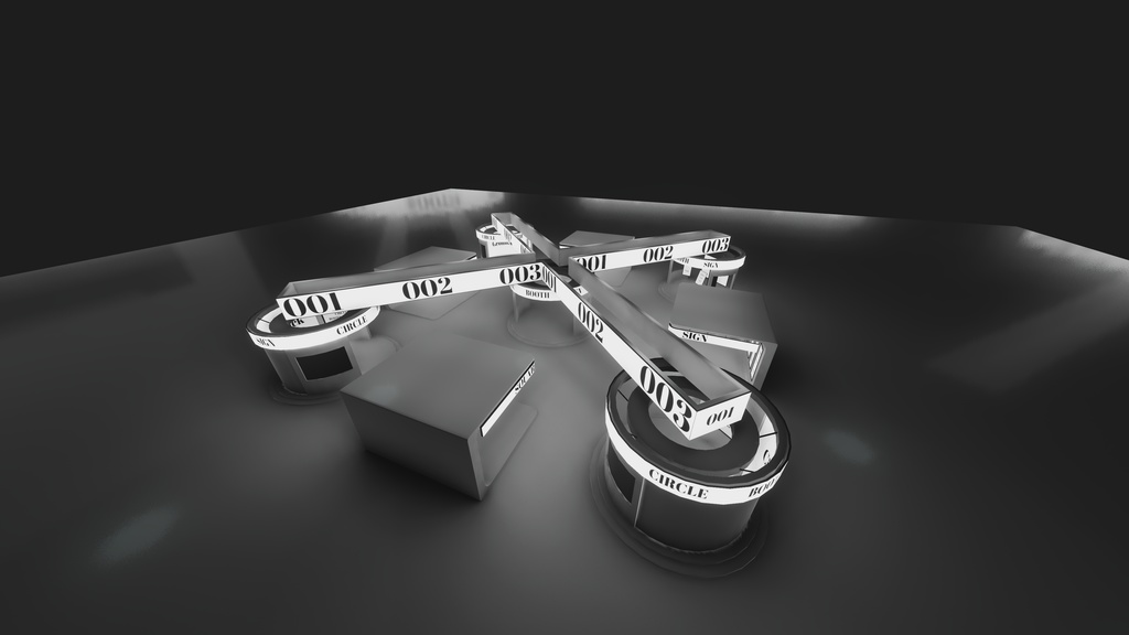 Luxvet Booth Set Collection【 Luxvet ブースセットコレクション】【Unity対応 クリエイター向け ワールドアセット】