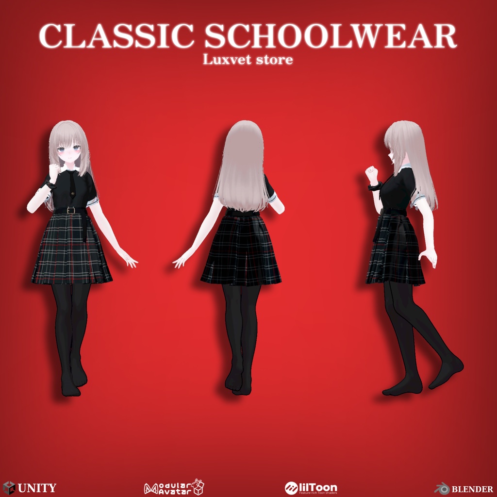 Luxvet Classic Schoolwear【 Luxvet クラシックスクールウェア】【MA対応 Liltoon対応 カスタマイズ可能】