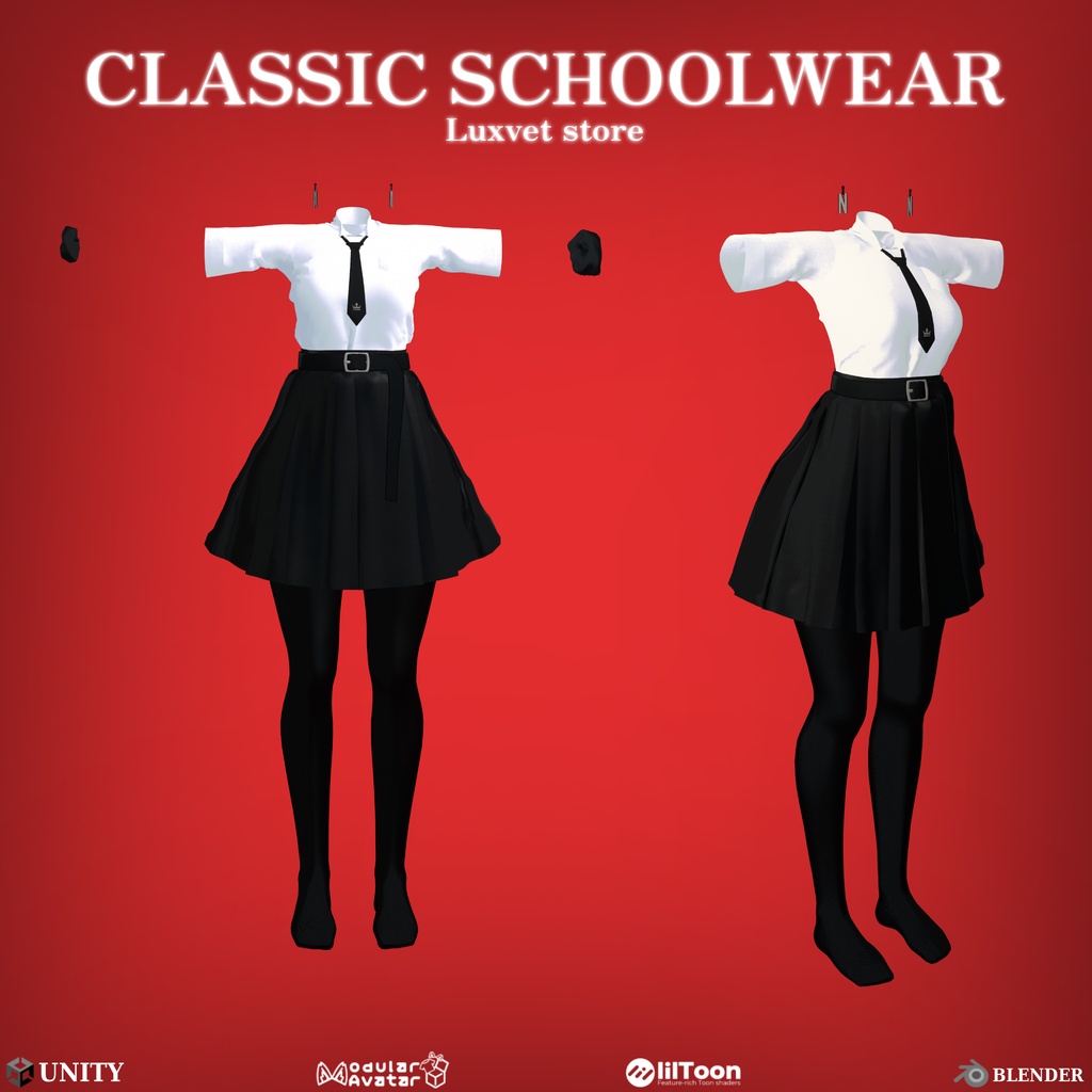 Luxvet Classic Schoolwear【 Luxvet クラシックスクールウェア】【MA対応 Liltoon対応 カスタマイズ可能】