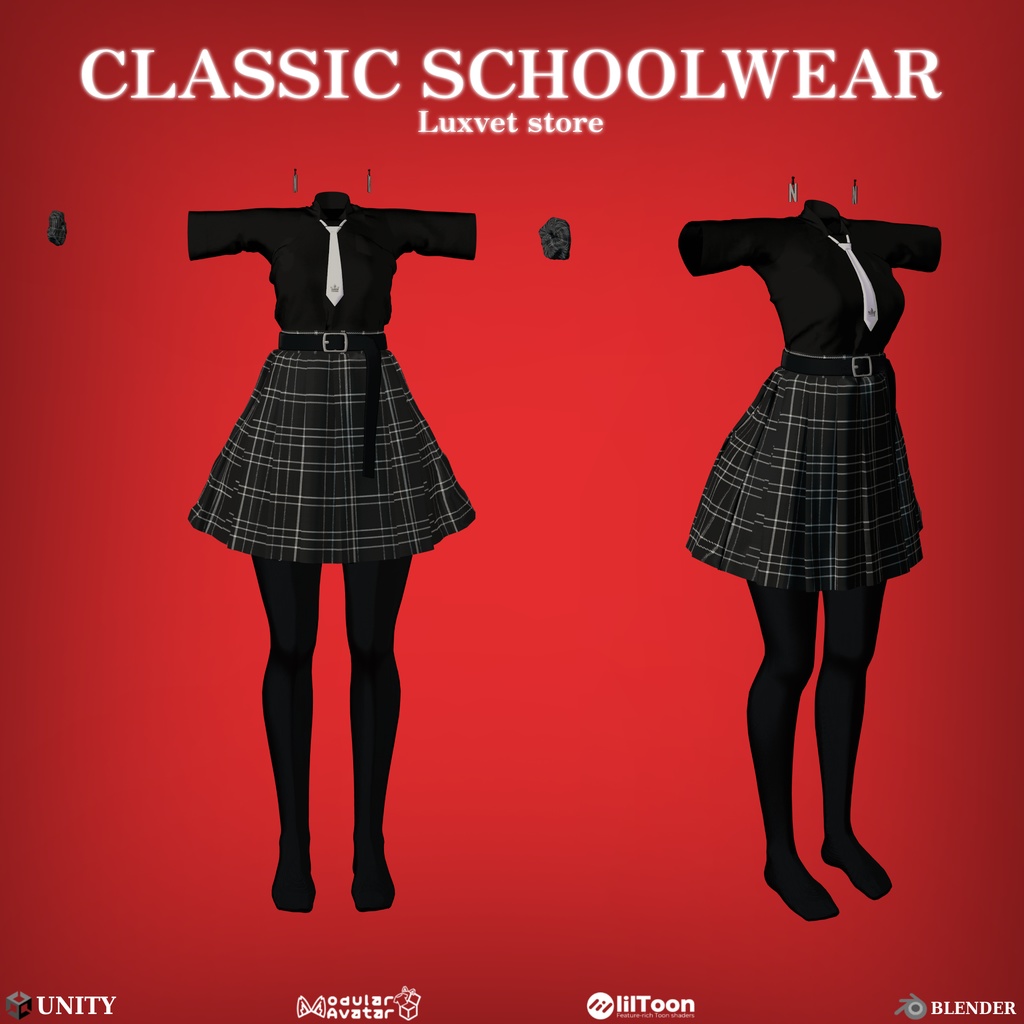 Luxvet Classic Schoolwear【 Luxvet クラシックスクールウェア】【MA対応 Liltoon対応 カスタマイズ可能】