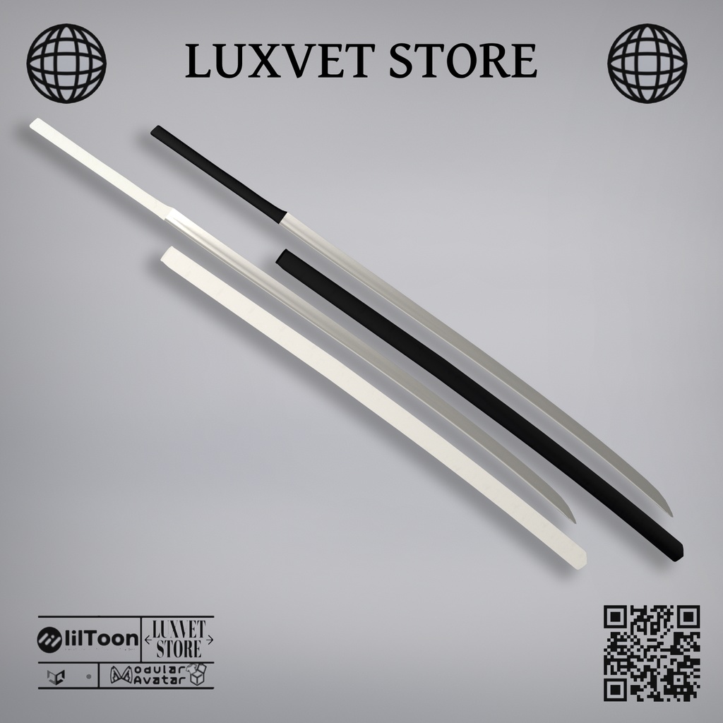 Luxvet 刀・手裂【Luxvet Katana・Tear】【Free】【Liltoon対応 / MA対応 / カスタマイズ可能】