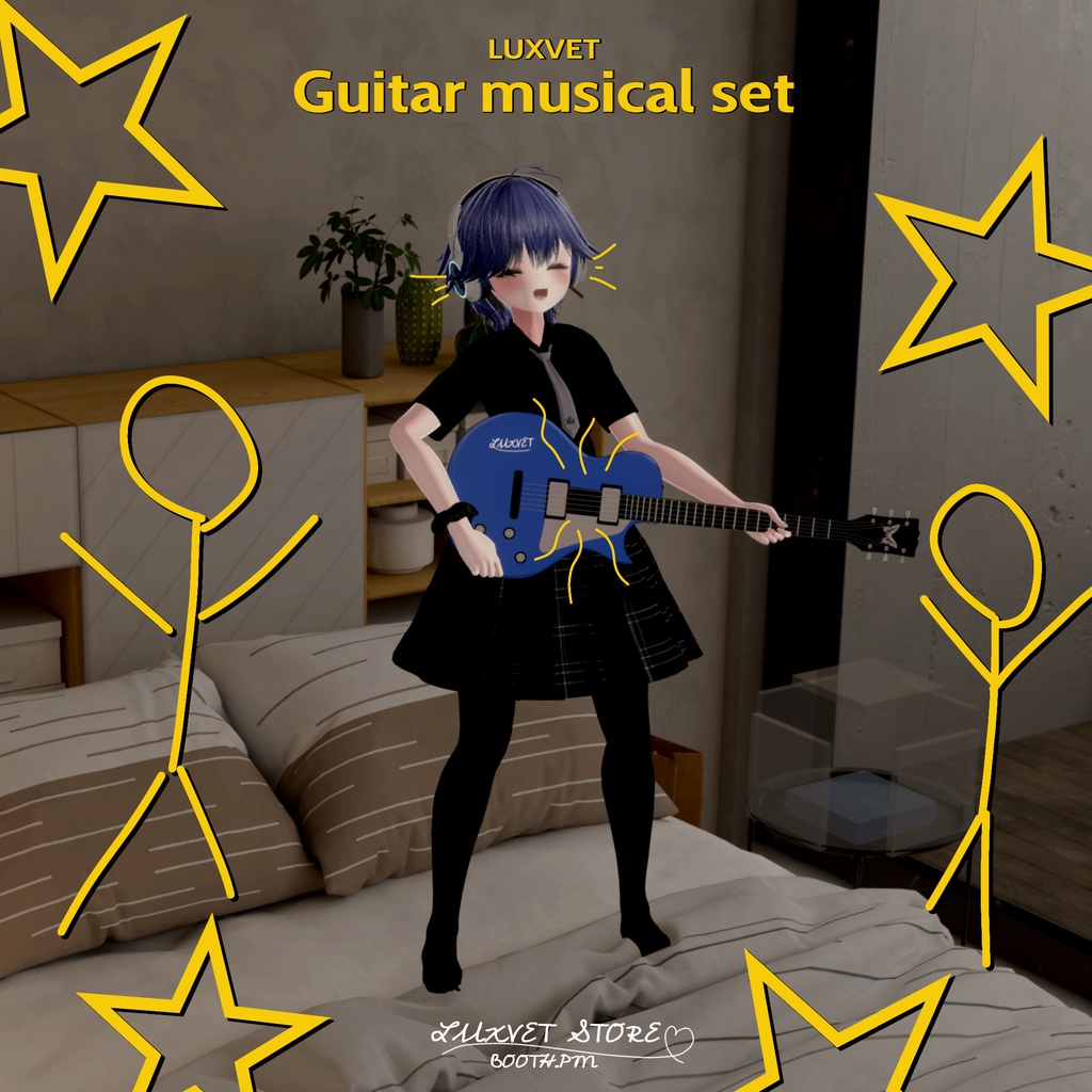 Luxvet Guitar Set【Luxvet ギターセット】【Liltoon対応 / MA対応 / プレイアブルシステム搭載 / カスタマイズ可能】
