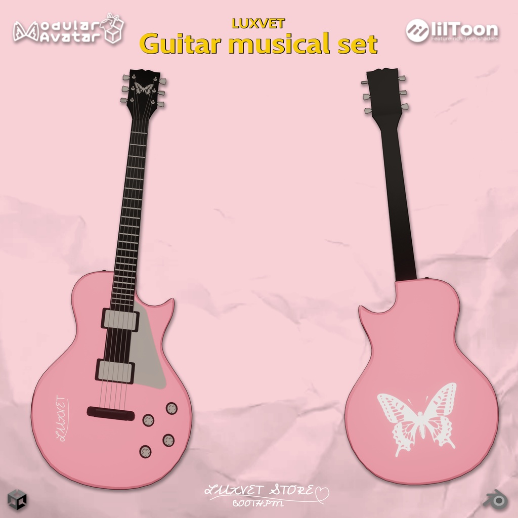 Luxvet Guitar Set【Luxvet ギターセット】【Liltoon対応 / MA対応 / プレイアブルシステム搭載 / カスタマイズ可能】